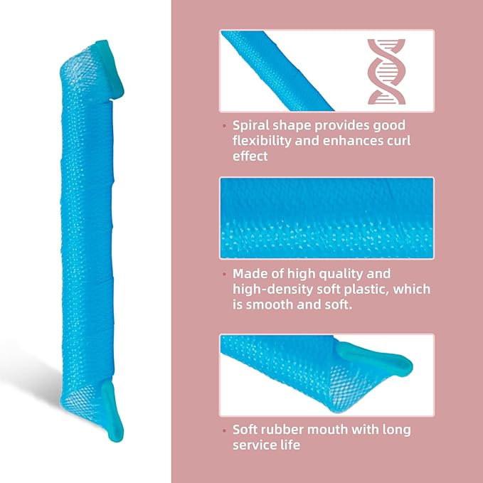 spiral hair curlers (9.8 Inch)