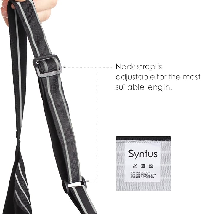 Syntus Apron for Men Women, Adjustable Cooking Kitchen Chef Aprons with 2 Pockets