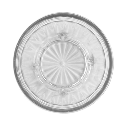 G.E.T. 8808-1-CL Heavy-Duty Shatterproof Plastic Faceted Tumblers, 8 Ounce, Clear (Set of 12)