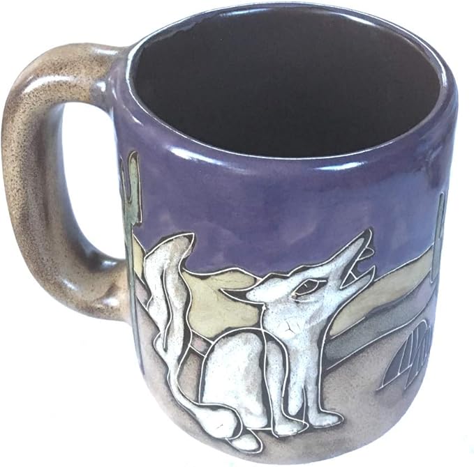 Mara Stoneware Mug - Coyote Desert Cactus - 16 oz