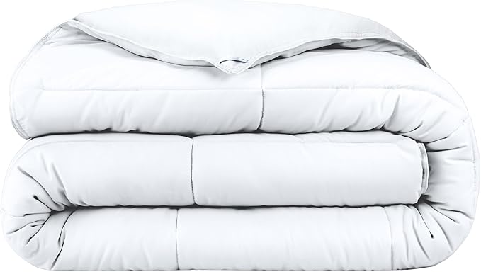 Bare Home Duvet Insert Kids Comforter - Extra Long - Goose Down Alternative - Ultra-Soft - Premium 1800 Series - All Season Warmth - Bedding Comforter (Twin/Twin XL, White)