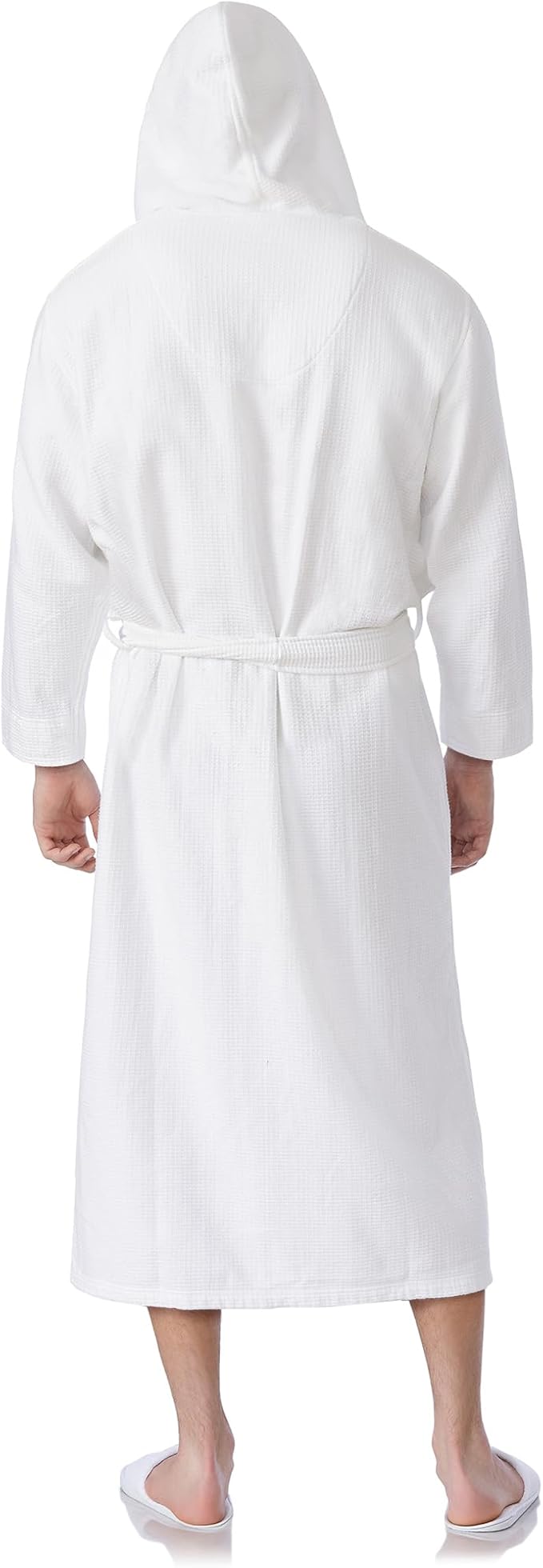 Plush Necessities Hooded Waffle Terry Robe