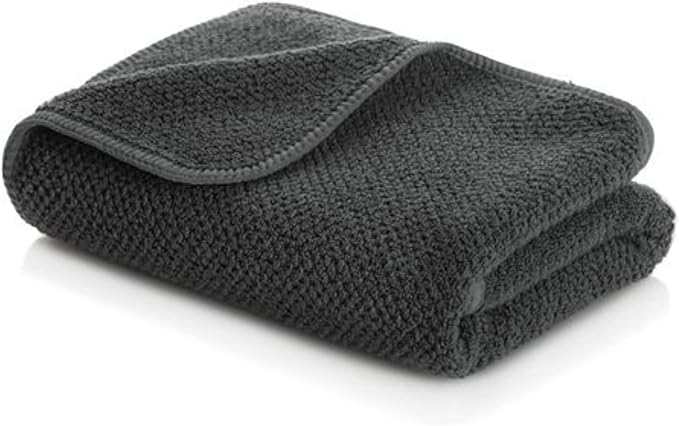 Graccioza Bee Waffle Hand Towel 18" x 30" - 100% Egyptian Combed Cotton, 550 GSM - Elegant Waffle Pattern Towels for Bathroom - Super Absorbent and Quick Dry - Soft Bath Towel - Storm