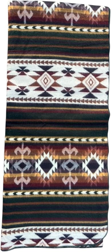Alpaca Wool Blanket, King Size 100 x 83, Reversible 2 in 1, Thick and Ultra Soft, Hypoallergenic, Non-Itchy, Handmade in Ecuador. Premium Alpaca Wool (Green, King (U.S. Standard))