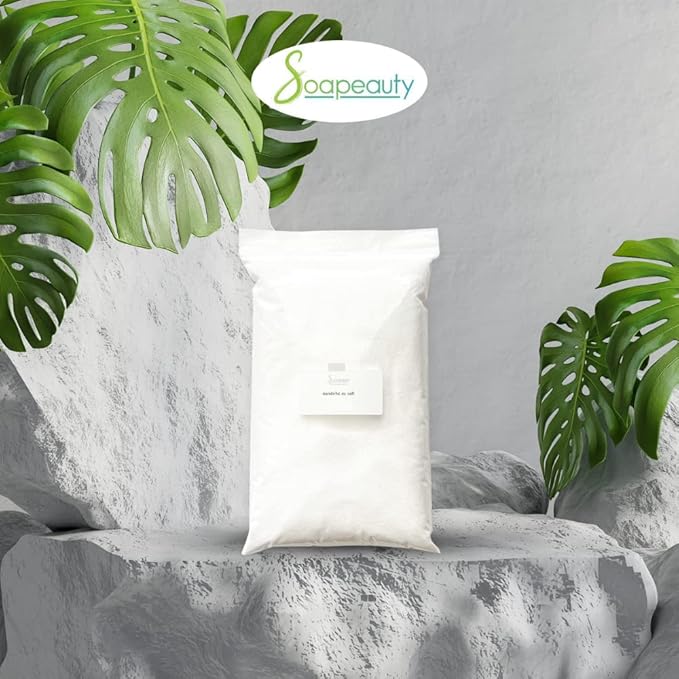 Soapeauty Dendritic Salt | Premium Fine Grain Bath and Body Salt for Scrubs, Exfoliants, and Milk Baths | High Absorption for Fragrance Oils and Essential Oils | 3 lb