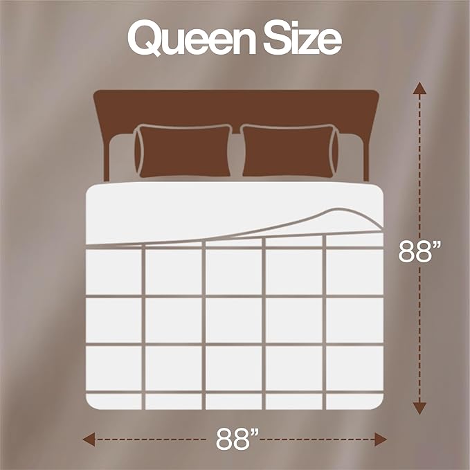 Utopia Bedding Comforter Duvet Insert, Quilted Comforter with Corner Tabs, Box Stitched Down Alternative Comforters Queen Size (White, Pack of 2)