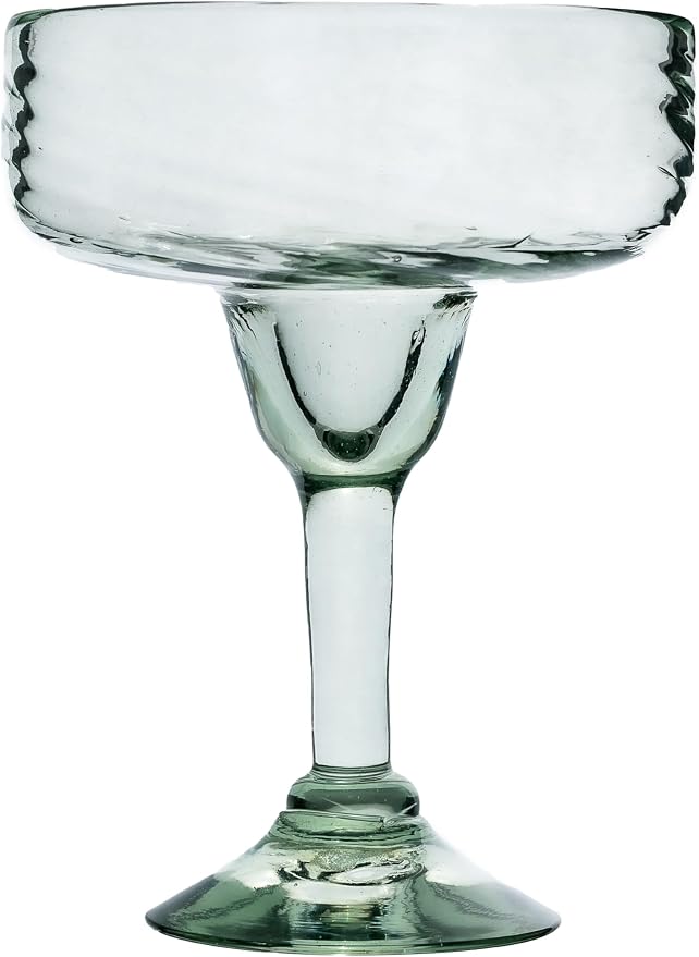 10 Strawberry Street Optic Swirl Mexican Glassware, Margarita, Set of 6