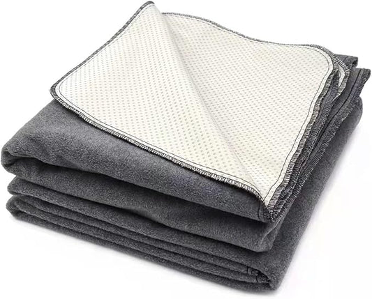 Peepeego 2PCS Pee Pads 54"x54", Washable, Slip Resistant, Waterproof Rugs for Training