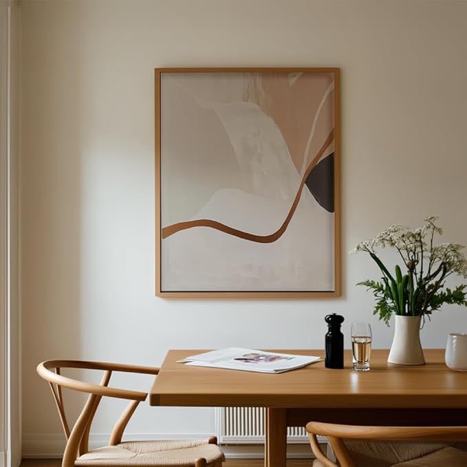(Unframed) (16x20 IN) Nature-Inspired Lines in Organic Hues | Beautiful Wall Art Poster for Home Decor | Modern Minimalist Art Print | Nature-Themed Wall Artwork for Living Room, Bedroom |0i453rWH