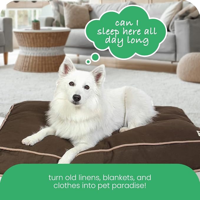 Molly Mutt Medium to Large Dog Bed Cover - Landslide Print - Measures 27”x36”x5’’ - 100% Cotton - Durable - Breathable - Sustainable - Machine Washable Dog Bed Cover