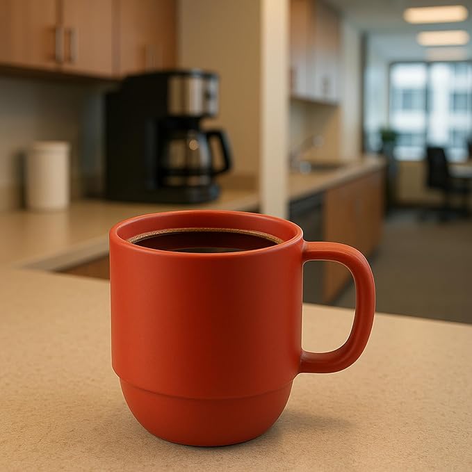 JapanBargain Japanese Plastic Mug 12oz, Red, BPA-Free Non-Toxic Unbreakable Camping Coffee Tea Milk Juice Water Mug, Made in Japan, Dishwasher & Microwave Safe