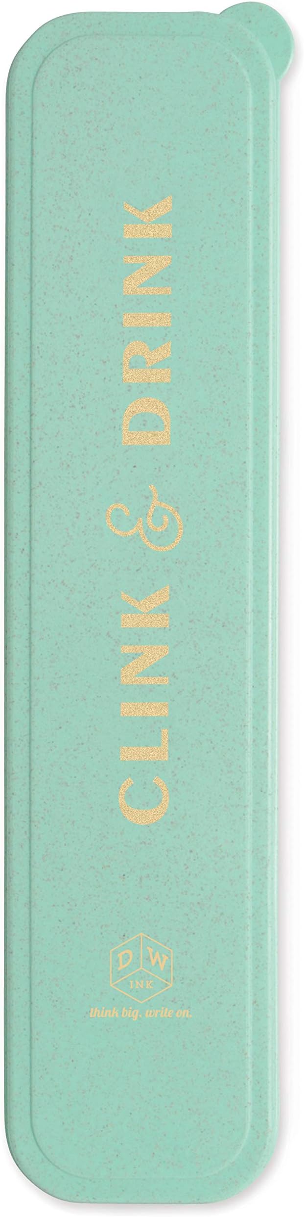 Designworks Ink, Straw Set Stainless Clink and Drink Mint 8 Count