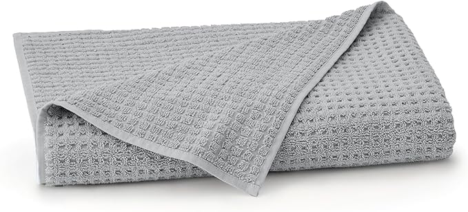 BOLL & BRANCH Turkish Waffle Bath Sheet - Shore - 100% Organic Turkish Cotton - Lightweight Soft Absorbent Quick Dry Luxury Spa Bath Sheet with Textured Waffle Weave - Oversized
