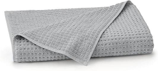 BOLL & BRANCH Turkish Waffle Bath Sheet - Shore - 100% Organic Turkish Cotton - Lightweight Soft Absorbent Quick Dry Luxury Spa Bath Sheet with Textured Waffle Weave - Oversized