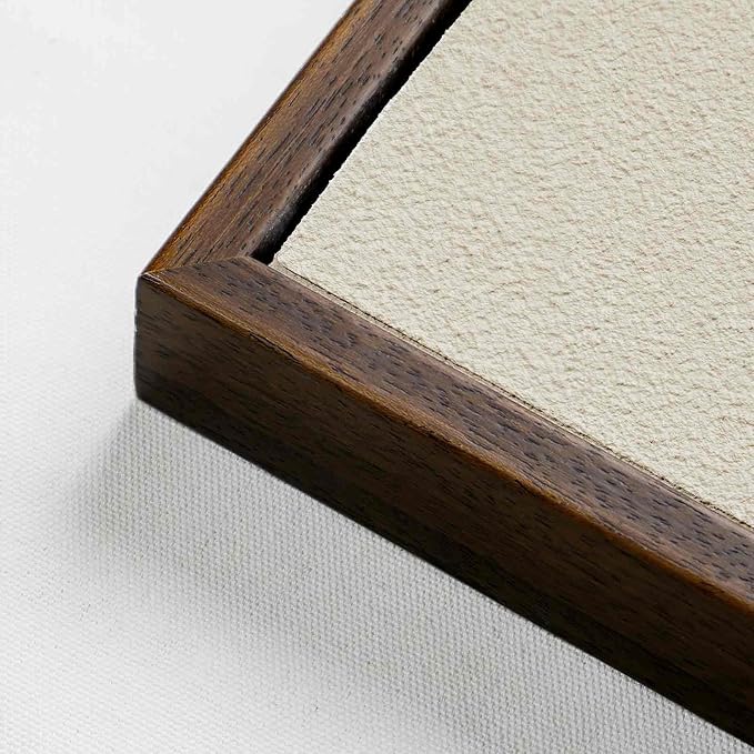 Large 3D Textured Wall Art for Living Room, Set of 3 Wabi Sabi Abstract Sandstone Relief Artwork with Solid Catalpa Wood Frame, Minimalist Triptych Pictures for Hallway Entryway, Sand Beige, 16x24 In