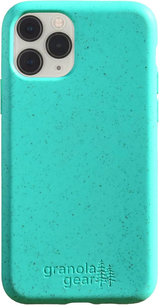 Eco by GranolaGear - Eco Friendly Phone Case for iPhone 11 Pro by GranolaGear - Biodegradable, Compostable, Plastic-Free, Made from Plants - Sea Glass
