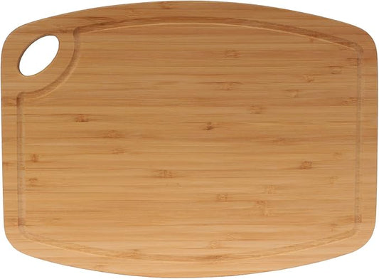 BambooMN Brand - Bamboo Cutting Board - 11.75" x 8.63 "x .50" - Vertical Cut - 1 Piece