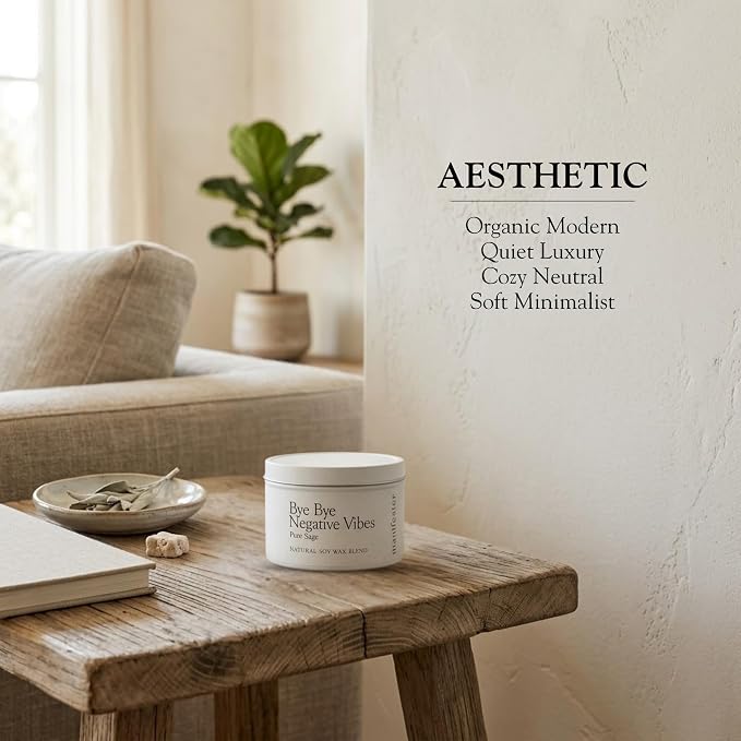 Soft Girl Natural Soy Wax Candle with Mantra – Clean Burn 100% Cotton Wick (No Lead or Zinc) – Phthalate-Free & Paraben-Free – Long-Lasting – Gift for Women – 6 oz (Soft Girl Era Jasmine + Coconut)