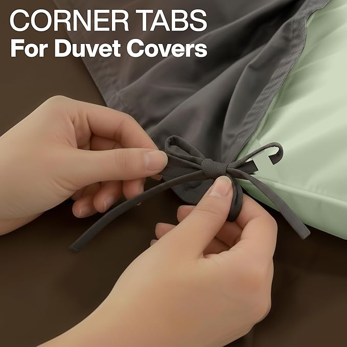 Utopia Bedding Twin Comforter Duvet Insert, Quilted Sage Green Comforter with Corner Tabs, Box Stitched Down Alternative Comforters Twin Size 64 x 88 inches