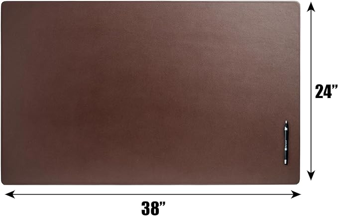 Dacasso Leather Desk Pad Without Side Rails