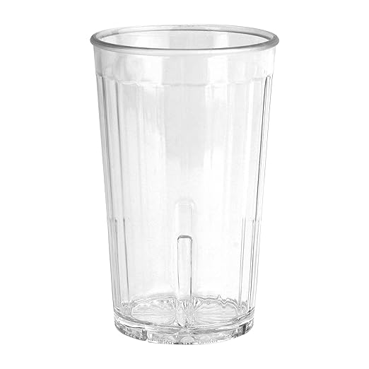 G.E.T. 8810-1-CL-EC Spektrum BPA-Free Multi-Faceted Plastic Tumblers, 10 Ounce, Clear (Set of 4)