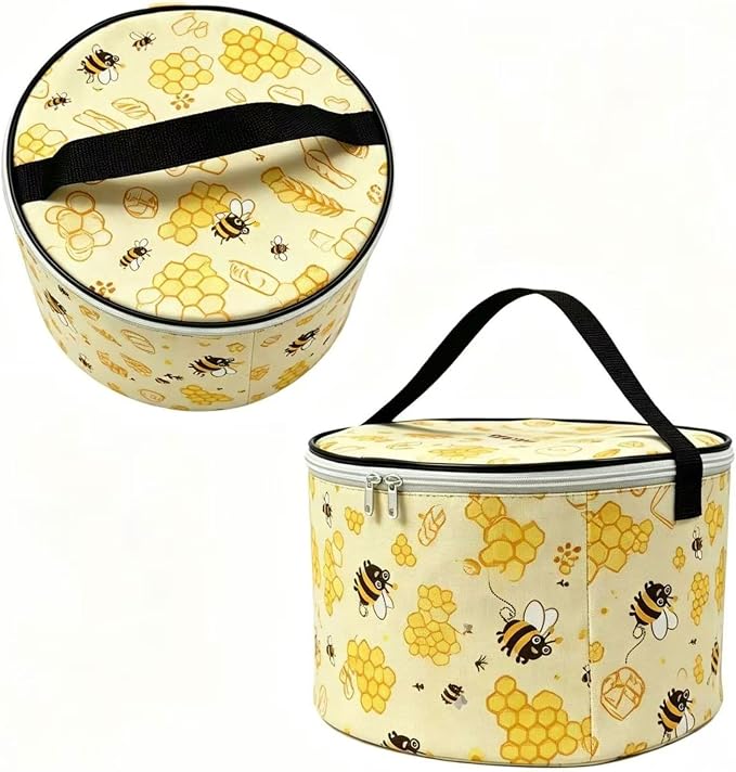 Organic Cotton Beeswax Bread Bags 9.8" x 6.Cotton Wash. Reus. Eco | Natural beeswax locks in freshness. Large reusable round Bread Bags for homemade sourdough. Organic cotton, freezer-safe