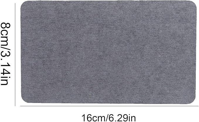 Fast Drying Stone | Quick-Dry No Skidding Water Absorbent | Diatomite Coasters - Water Absorbent Coasters, Soap Holder, Soap Dish Tray for Hand Soaps & Plants & toiletries in The Modern