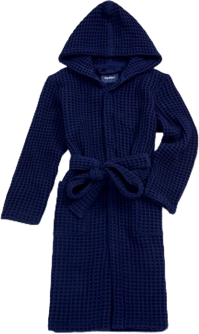 Luxury Organic Japanese Cotton Hotel & Spa Waffle Bathrobe for Men and Women (Hooded/Kimono)