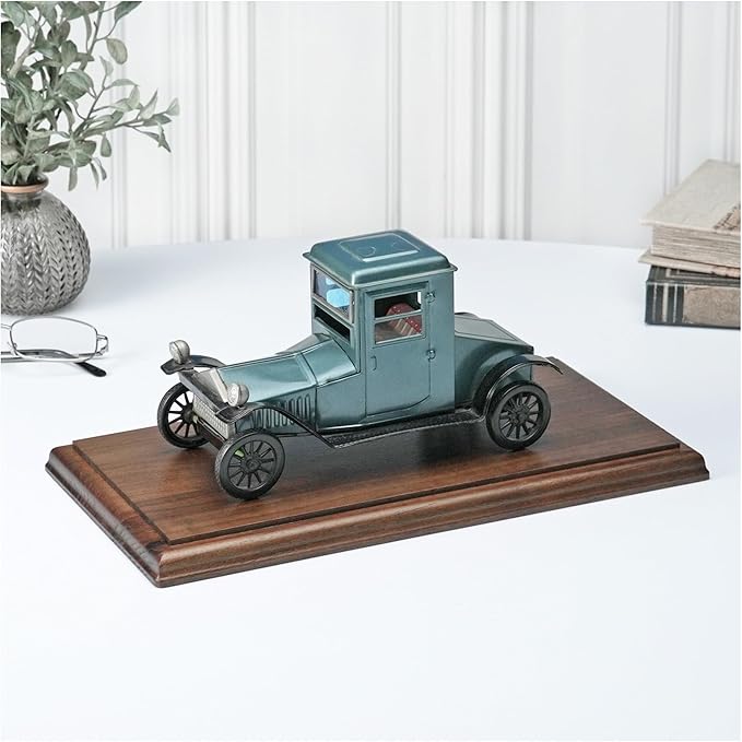 Plymor Solid Walnut Rectangular Wood Display Base with Ogee Edge, 12.75" W x 6.75" D x 0.75" H, Pack of 2