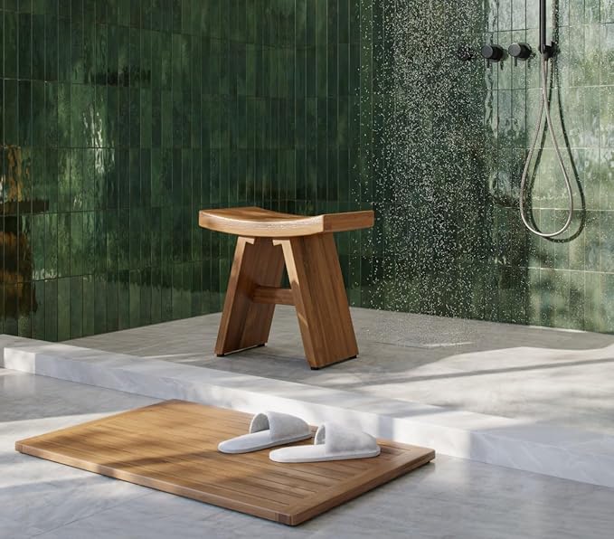 The Original Spa Teak Bath & Shower Mat
