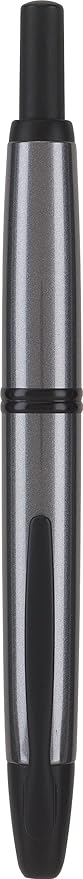 PILOT Vanishing Point Collection Refillable & Retractable Fountain Pen, Gun Metal Gray Barrel with Matte Black Accents, Blue Ink, Fine Nib (60583)
