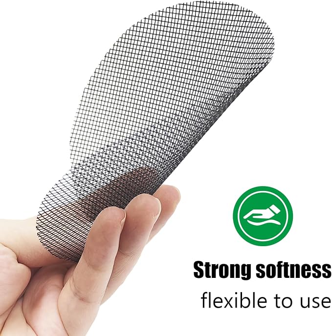RooTrimmer 200 Pack 68MM, 2.7 inch Round Mesh Nets for Block Soil Leaking of 4 inch Nursery Pots(or Other Pots Bottom Around 2.7")