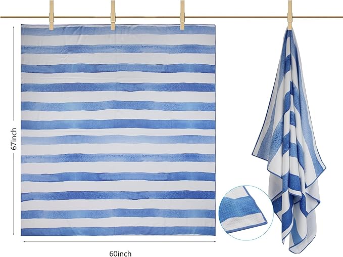 Microfiber Waffle Beach Towels,Ultra Soft and Sand Free Beach Essentials,High Absorbent Pool Towels,Quick Dry Light Weight Oversized Large Towels for Travel Camping Beach Accessories