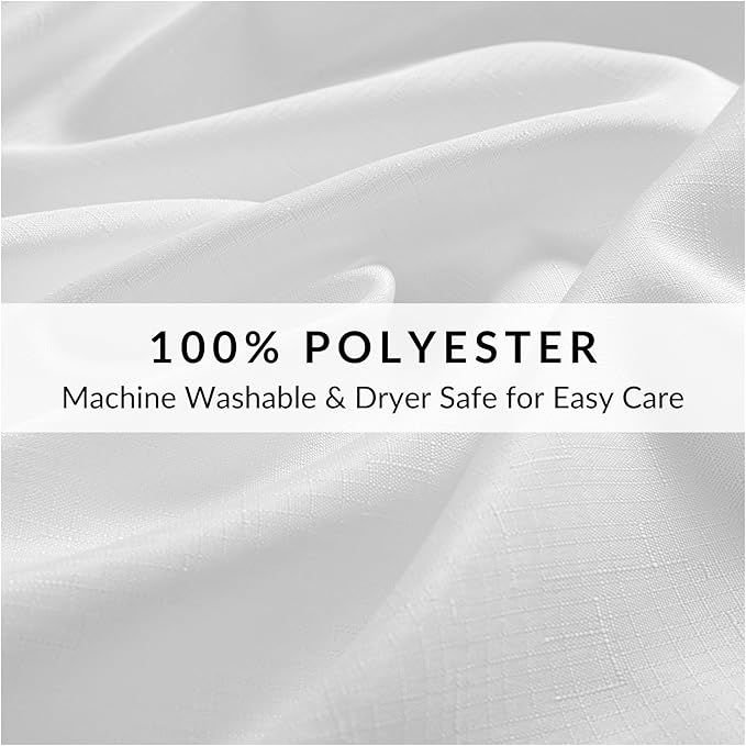 Elrene Home Fashions Alison Eyelet Border Design Wrinkle Resistant Fabric Tablecloth, 52"x70" Rectangle, White