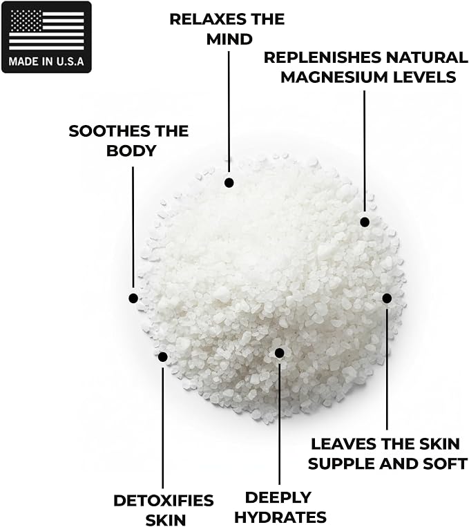 Dead Sea Soothing Bath Salt Soak with 21 Minerals – Relaxing, Detoxifying, and Nourishing for Skin – 14oz, Infused with Essential Oils – Rejuvenate Mind & Body. (Grapefruit)