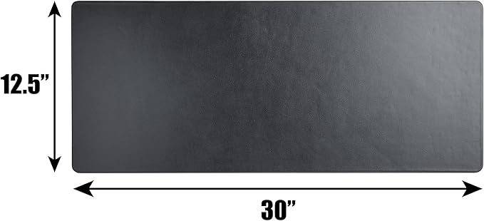 Dacasso Leather Desk Pad Without Side Rails