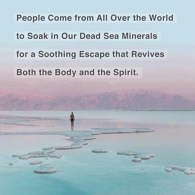 Muscle Soothing, 100% Pure Active Dead Sea Mineral Salts, Eucalyptus, For Eczema, Psoriasis and All Skin Types, Natural, Therapeutic, 2.5 Oz (Pack of 6)