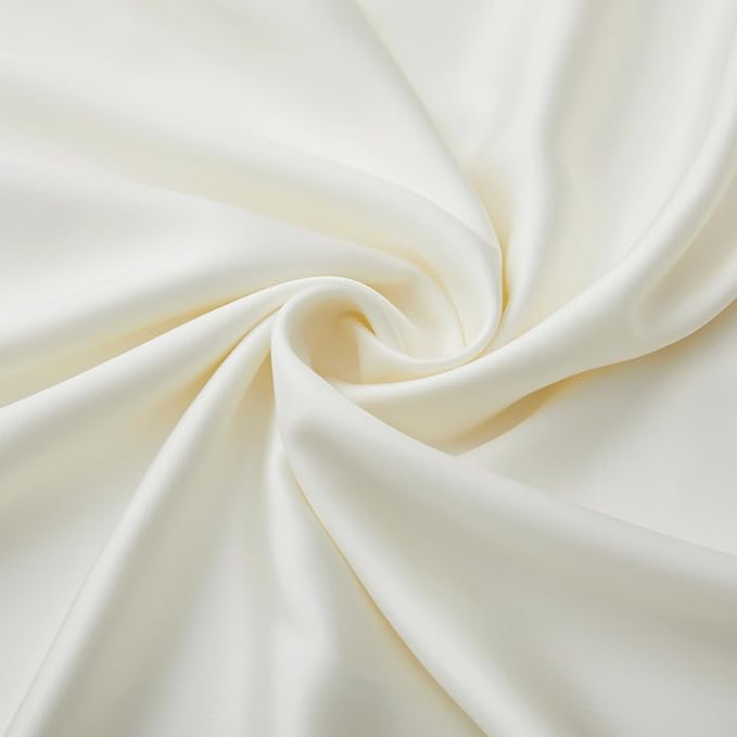 Luxury Bamboo Market | King Envelope Pillowcase Set | 100% Viscose Made from Bamboo | Organically Grown | Ultra Soft | Cooling | 2pcs [Opulent Ivory]