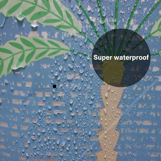 Plastic Shower Liner - Premium EVA 6G Shower Curtain Liner with Rustproof Grommets and 3 Weighted Magnets, Waterproof Shower Curtains for Bathroom (Cocoanut, 72" x 72")