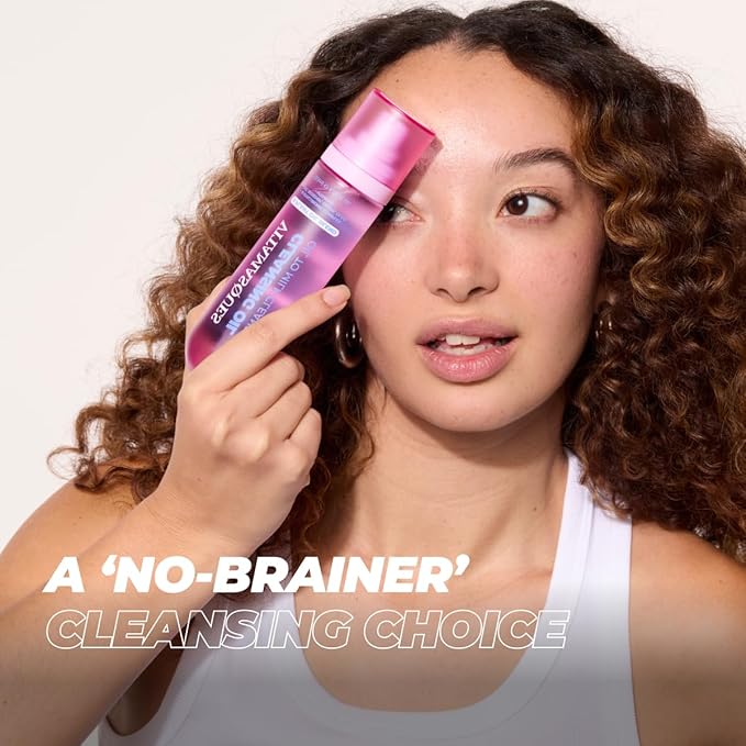 Vitamasques Oil to Milk Cleanser Face Wash & Makeup Remover – Korean Cleansing Oil for Face, Deep Pore Clean, Gentle Facial Oil Cleanser, Quick Rinse-Off & No Oily Residue (4.05 Fl Oz)