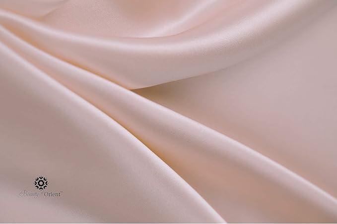 19 Momme Premium Mulberry Pink Silk Pillowcase for Hair and Skin | Handcrafted Hypoallergenic & Anti-Acne 100% Silk Pillow Cases with Zipper | Standard - 20" x 26", Rose Water