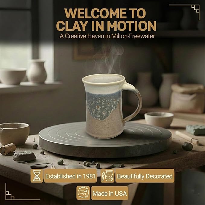 Clay in Motion Large Mug (Desert Sand)