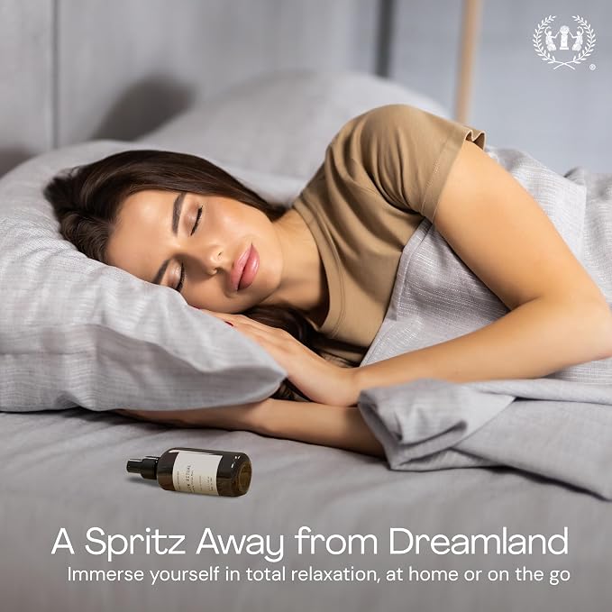 Muse Apothecary Pillow Ritual - Aromatic, Calming and Relaxing Pillow Mist, Linen and Fabric Spray - Infused with Natural Aromatherapy Essential Oils - 8 oz, Cara Orange + Fig + Blackberry Vanilla