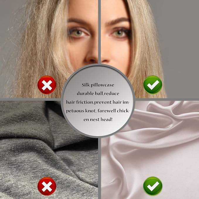 Silk Pillow Cases 2 Pack,Soft Breathable and Sliky Queen Size Pillow Cases Set of 2,Natural Mulberry Silk Pillowcase Set of 2 for Hair and Skin with Hidden Zipper (Lotus Root Pink,20"X 30",2pcs)
