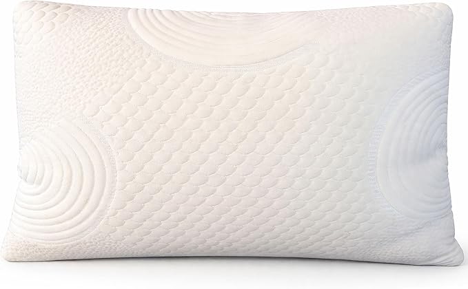 ORGANIC TEXTILES 100% Handmade Organic Shredded Latex Bed Pillow with Organic Cotton Cover - (Travel, Pack of 1)