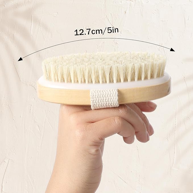 10 Pcs Dry Brushes for Body Dry Brushing Body Brush Exfoliating Brush for Shower Bath Back Circulation Improvement Dead Skin Remove Beauty Exfoliator