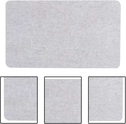 Water Absorbing Stone - Anti-Slip Quick-Dry Diatomaceous Stone | Tray | Water Absorbent Coasters, Soap Holder, Soap Dish Tray for Hand Soaps & Plants & toiletries in The Modern Home