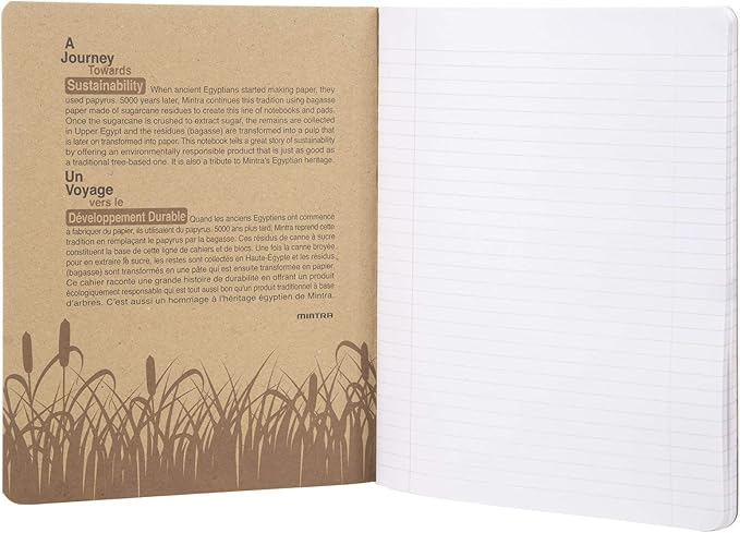 Mintra 100% Recycled Notebooks (Comp Book (7.5in x 9.75in), Design Set 3pk)
