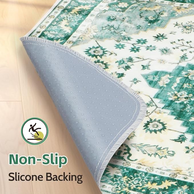 Washable Pee Pads for Dogs, 2 Pack Reusable Puppy Training Pads 24"x18" Super Absorbent Waterproof Dog Training Pads, Non-Slip Potty Pads, Whelping Pads Litter Mat Green Medallion