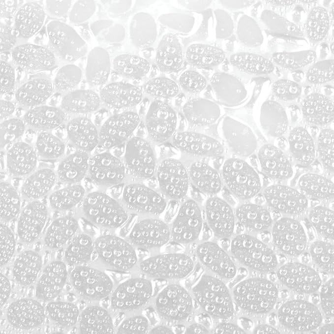 InterDesign Rain PVC-Free EVA Shower Curtain, 72" x 72" - Clear